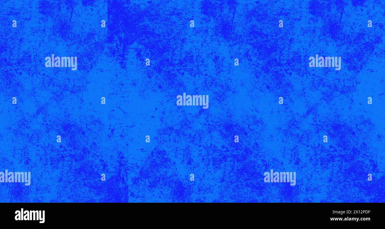 Image de l'effet texturé grunge dans un motif sans couture sur fond bleu avec espace de copie Banque D'Images