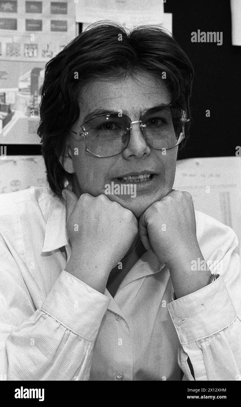 Vienne le 18 février 1986 : Wilhelmine Goldmann devient la première femme à diriger l'entreprise publique autrichienne Voest Alpine. - 19860218 PD0008 - Rechteinfo : droits gérés (RM) Banque D'Images