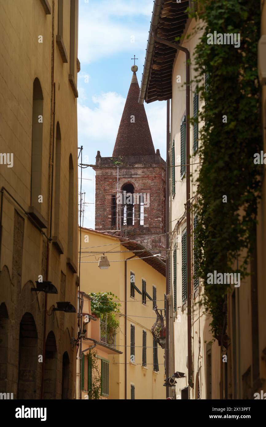 Bâtiments de Pistoia, ville historique de Toscane, Italie Banque D'Images