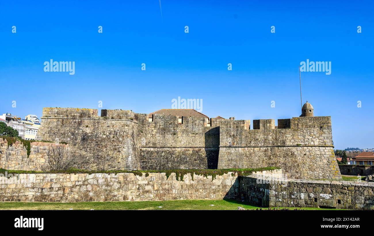 Fort de Sao Joao Baptista ou Saint Jean Baptiste, Porto, Portugal Banque D'Images