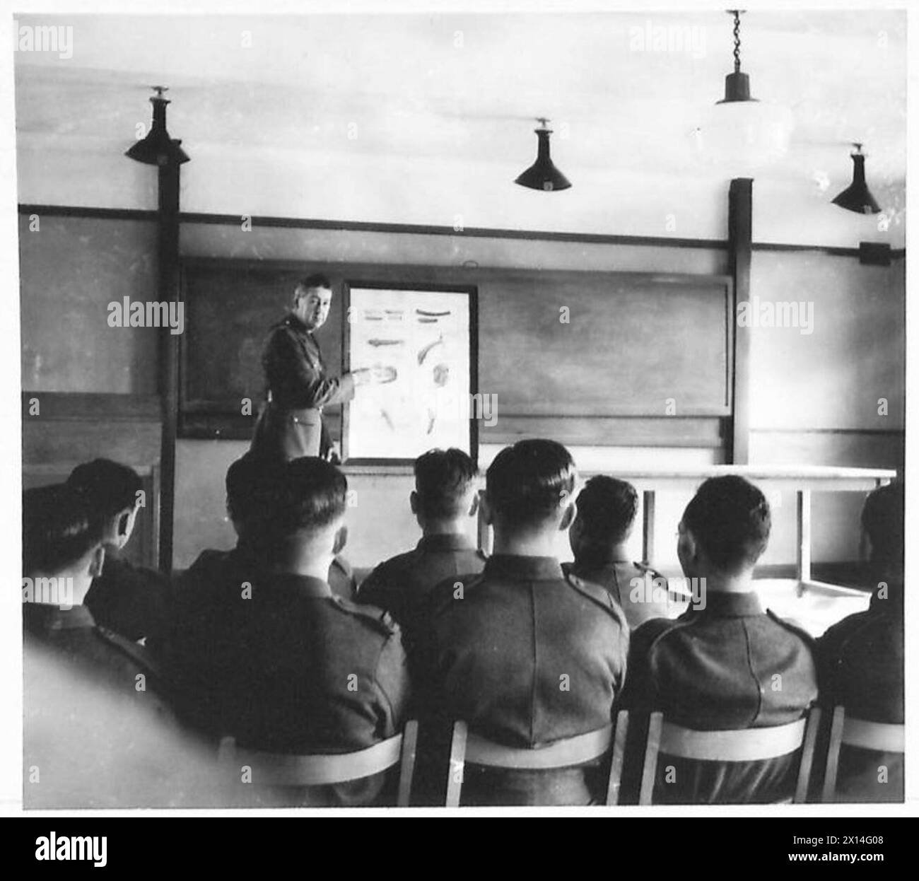 À l'École d'hygiène, l'enseignement est dispensé sur le diagnostic et l'identification de la vie des insectes en rapport avec la santé et l'assainissement. Banque D'Images
