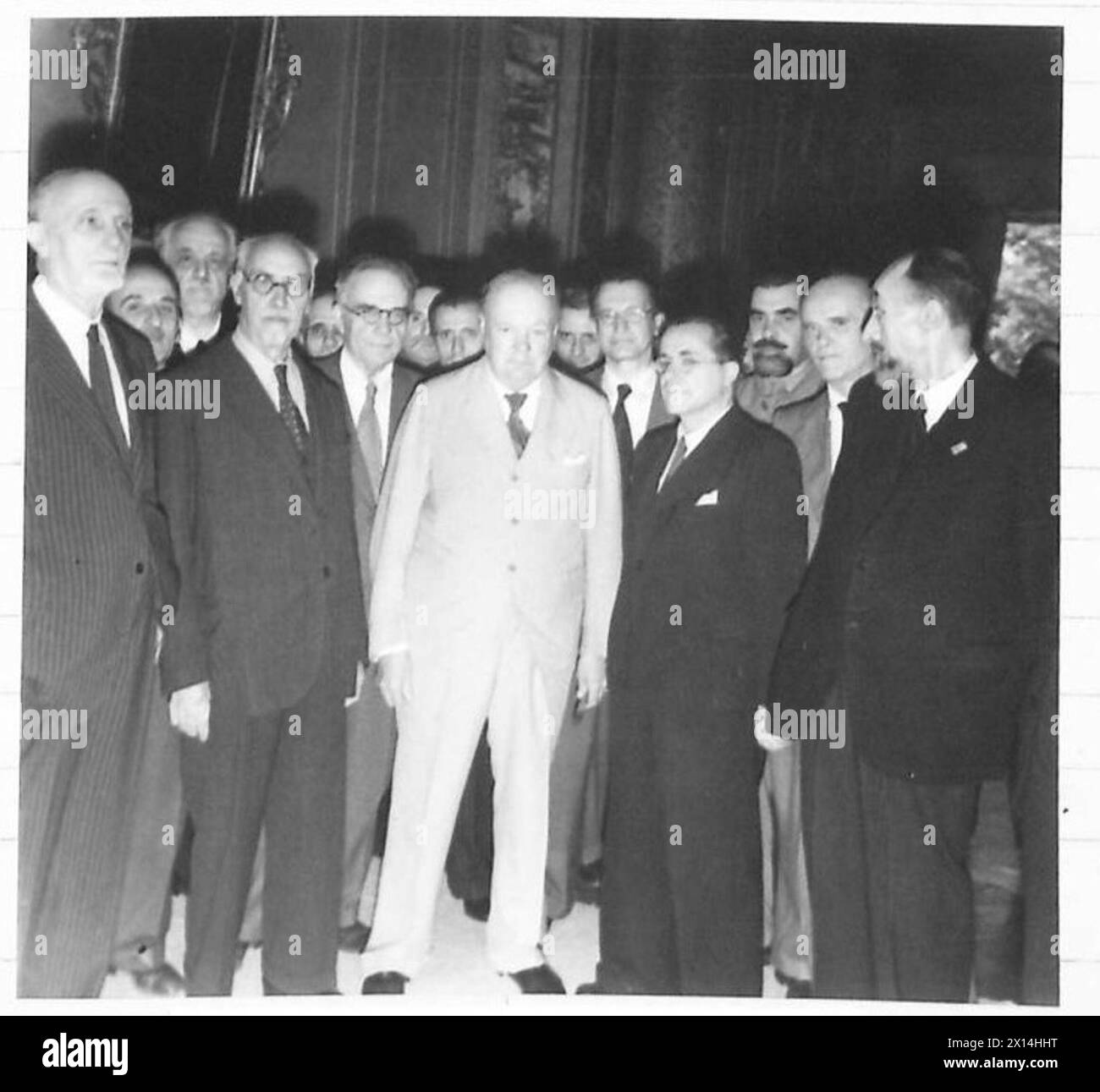 Le premier ministre britannique rencontre des membres du gouvernement italien pour des discussions officielles et un engagement diplomatique. Banque D'Images