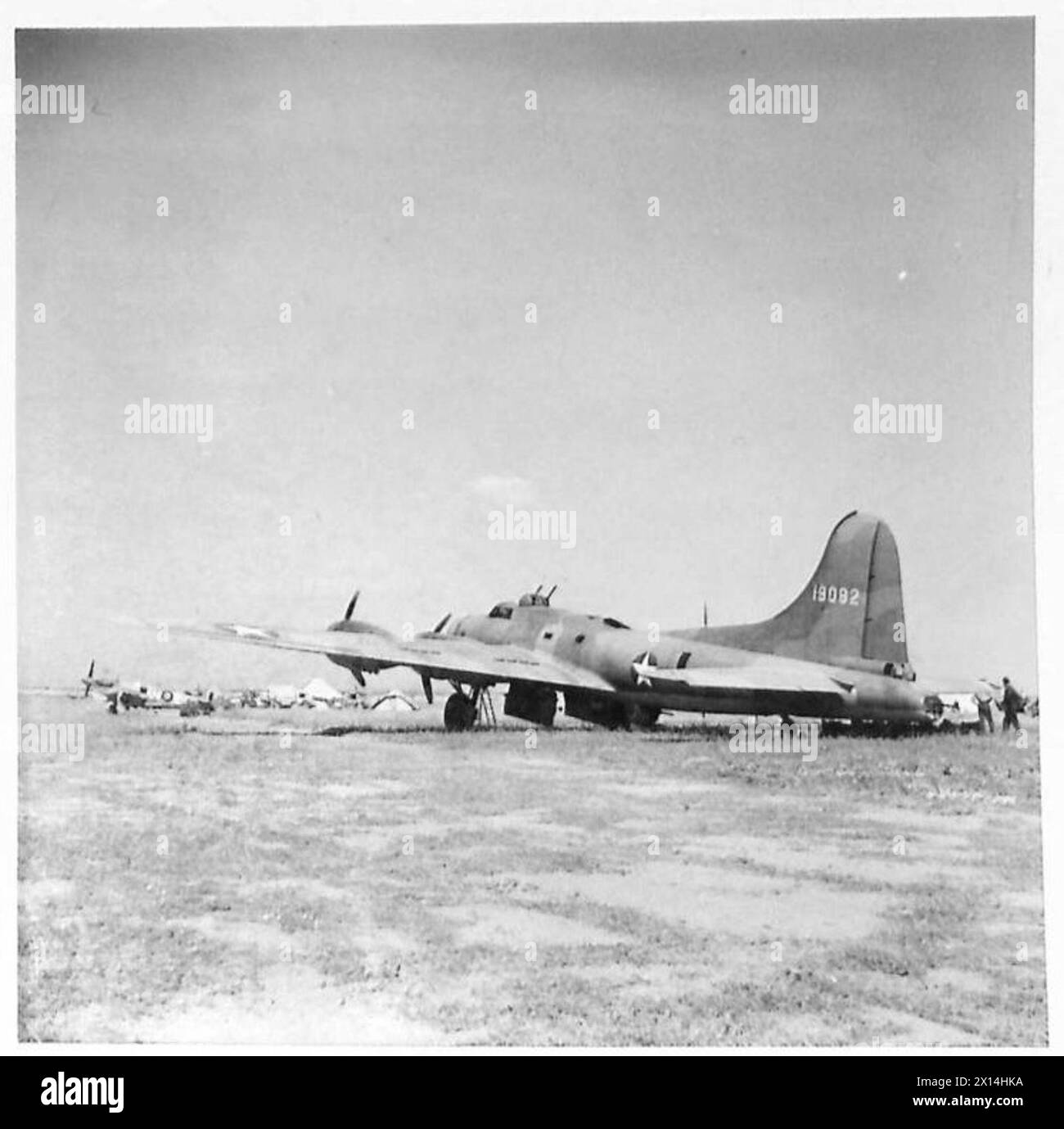 LE GÉNÉRAL gagne LA FORTERESSE VOLANTE - forteresse volante du général Montgomery Armée britannique Banque D'Images