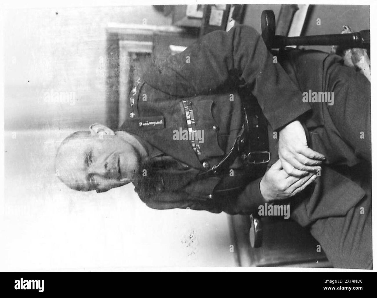 Portraits de Lord Gort enregistrés par l'armée britannique. Banque D'Images