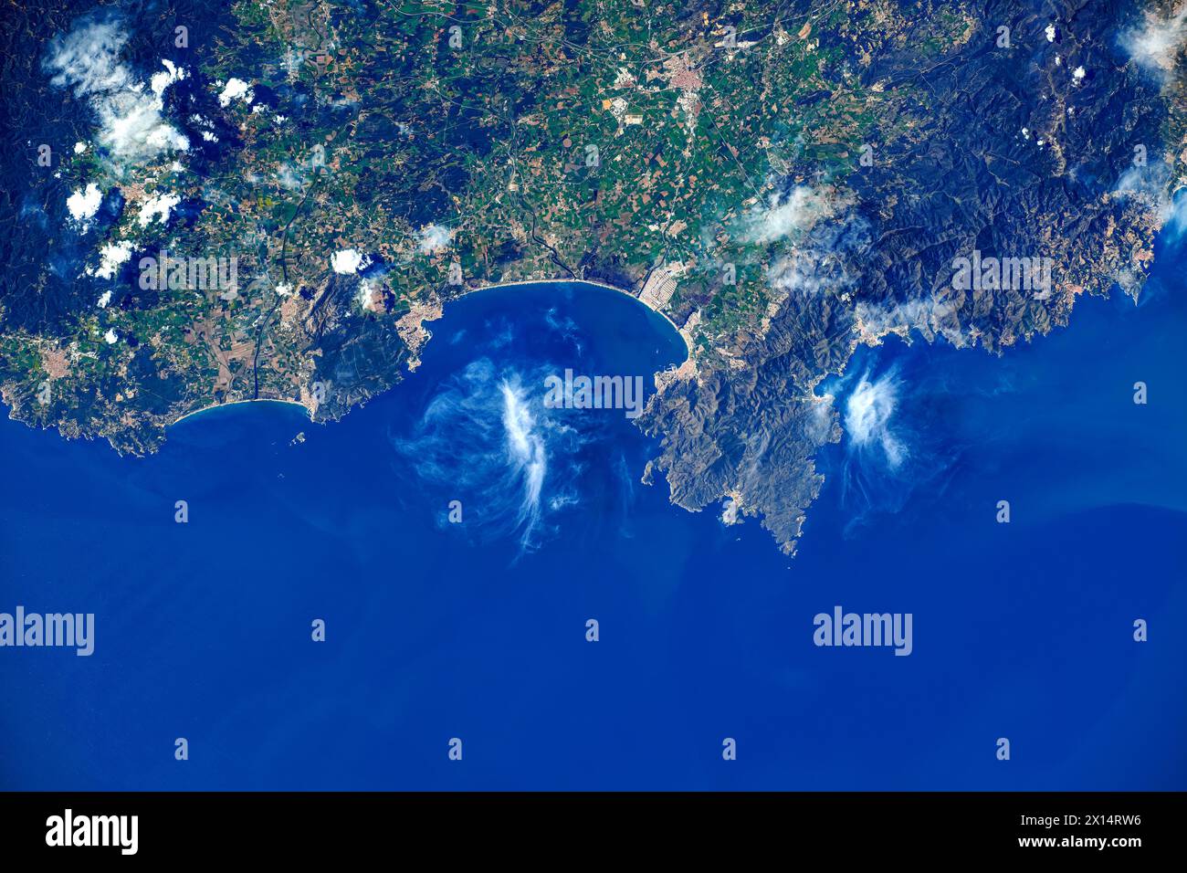 Amélioration numérique d'une image par la NASA Banque D'Images