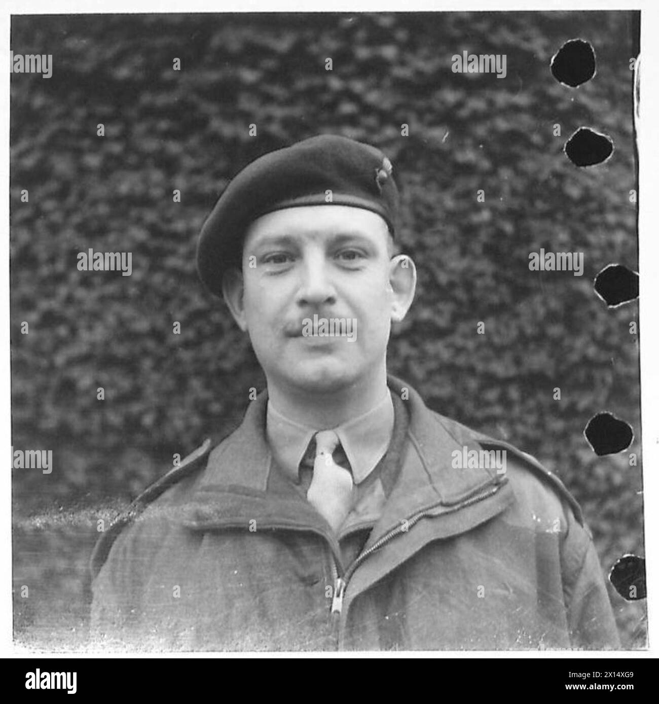 OFFICIERS AÉROPORTÉS - LIEUTENANT J.B.W. HOPKINS [A.P.I.S.] , Banque D'Images