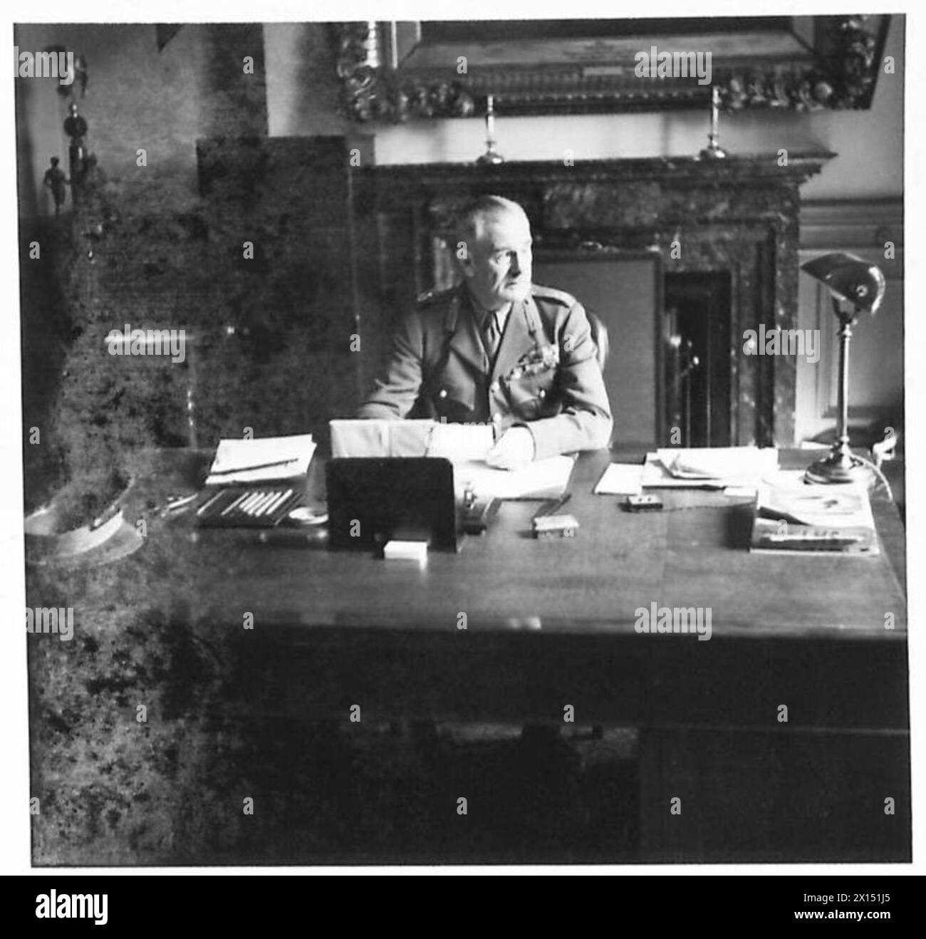 Opérations et personnel de l'armée britannique en Grande-Bretagne en 1939-1945. Banque D'Images