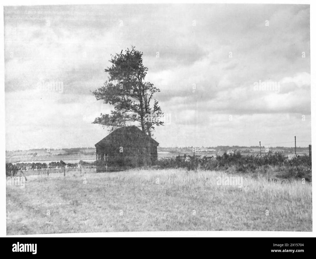Les points forts camouflés sont habités par des soldats du 11e corps. Banque D'Images