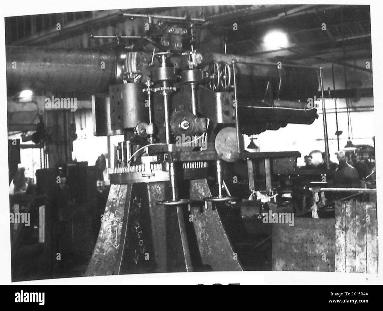 Un canon d'artillerie de 6 pouces avec un montage spécialisé est exposé à l'arsenal de Woolwich par l'armée britannique. Banque D'Images