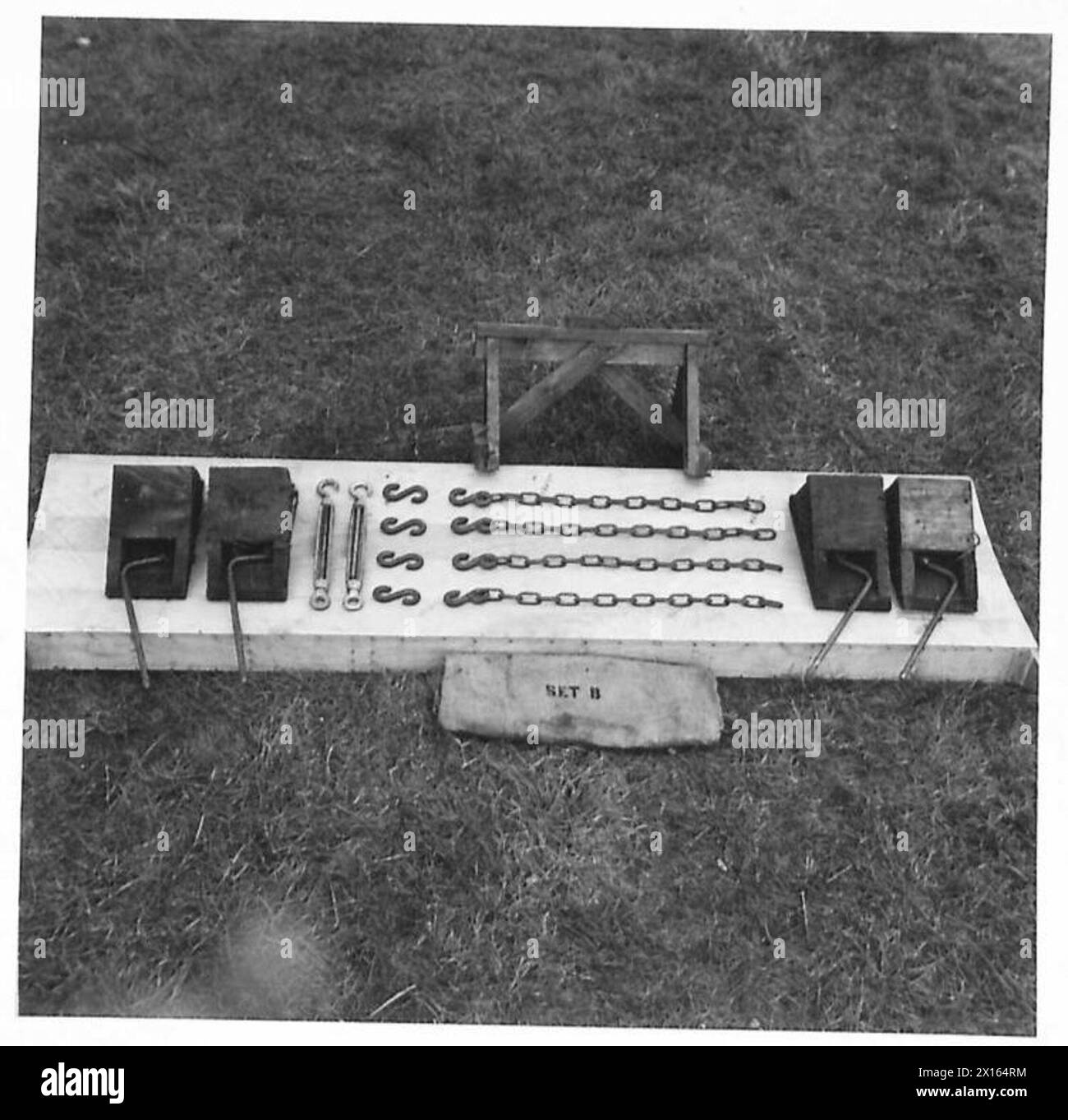Les charges de planeurs de l'armée britannique sont préparées pour les opérations aéroportées. Banque D'Images