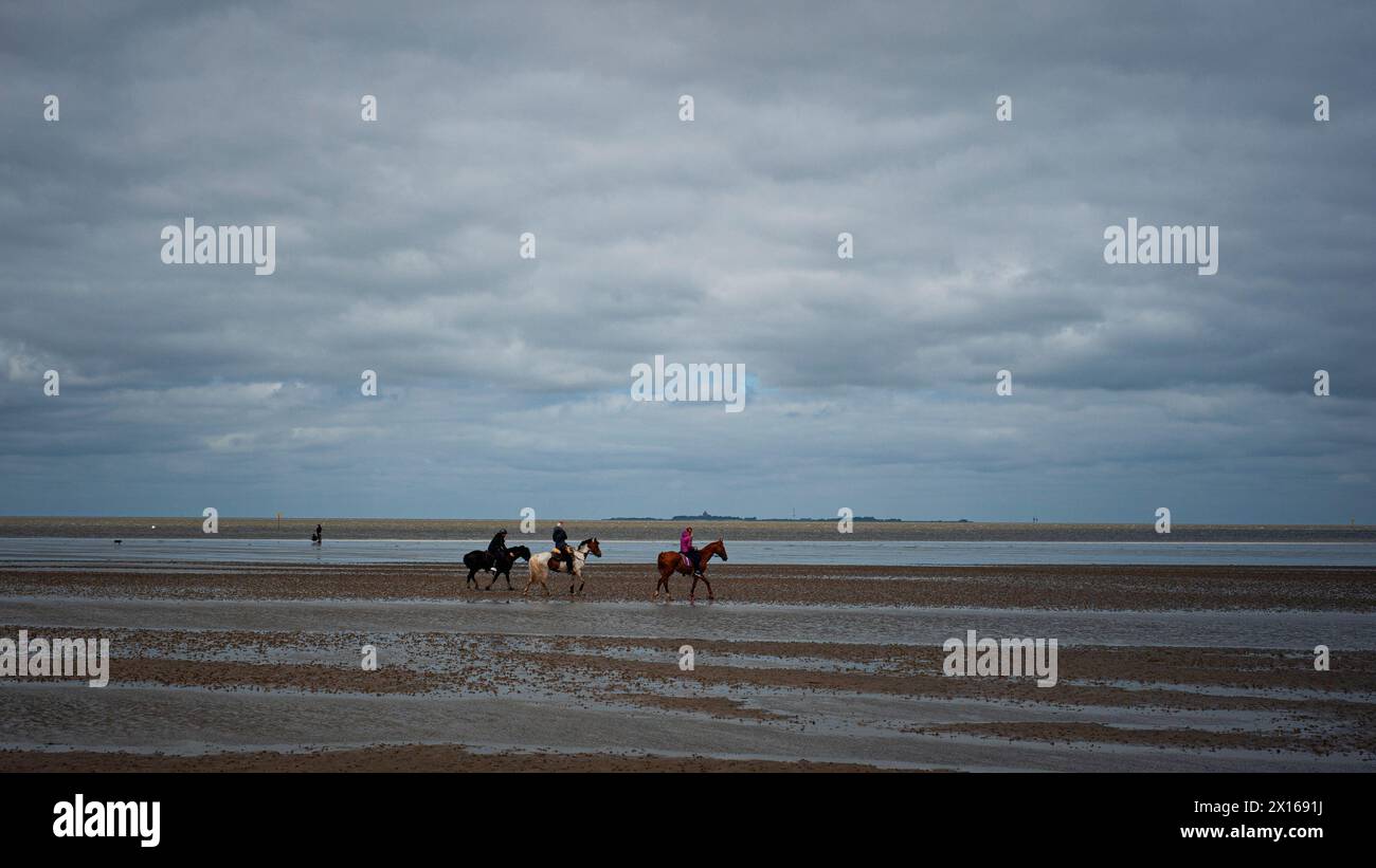 Friese und zwei Reiter gegen den Rest der Welt Banque D'Images