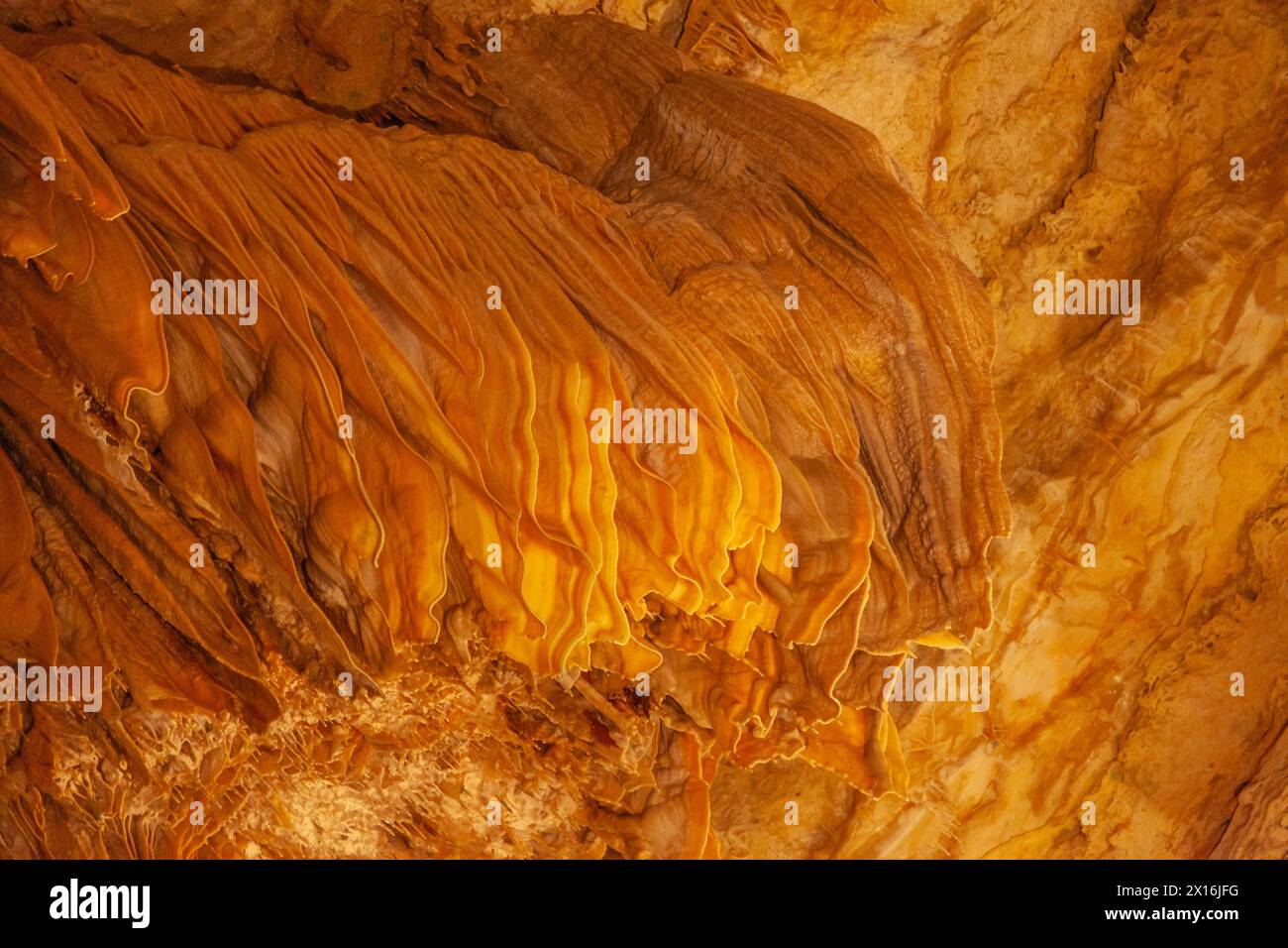 Natural Bridge Caverns dans le centre du Texas près de San Antonio. Banque D'Images