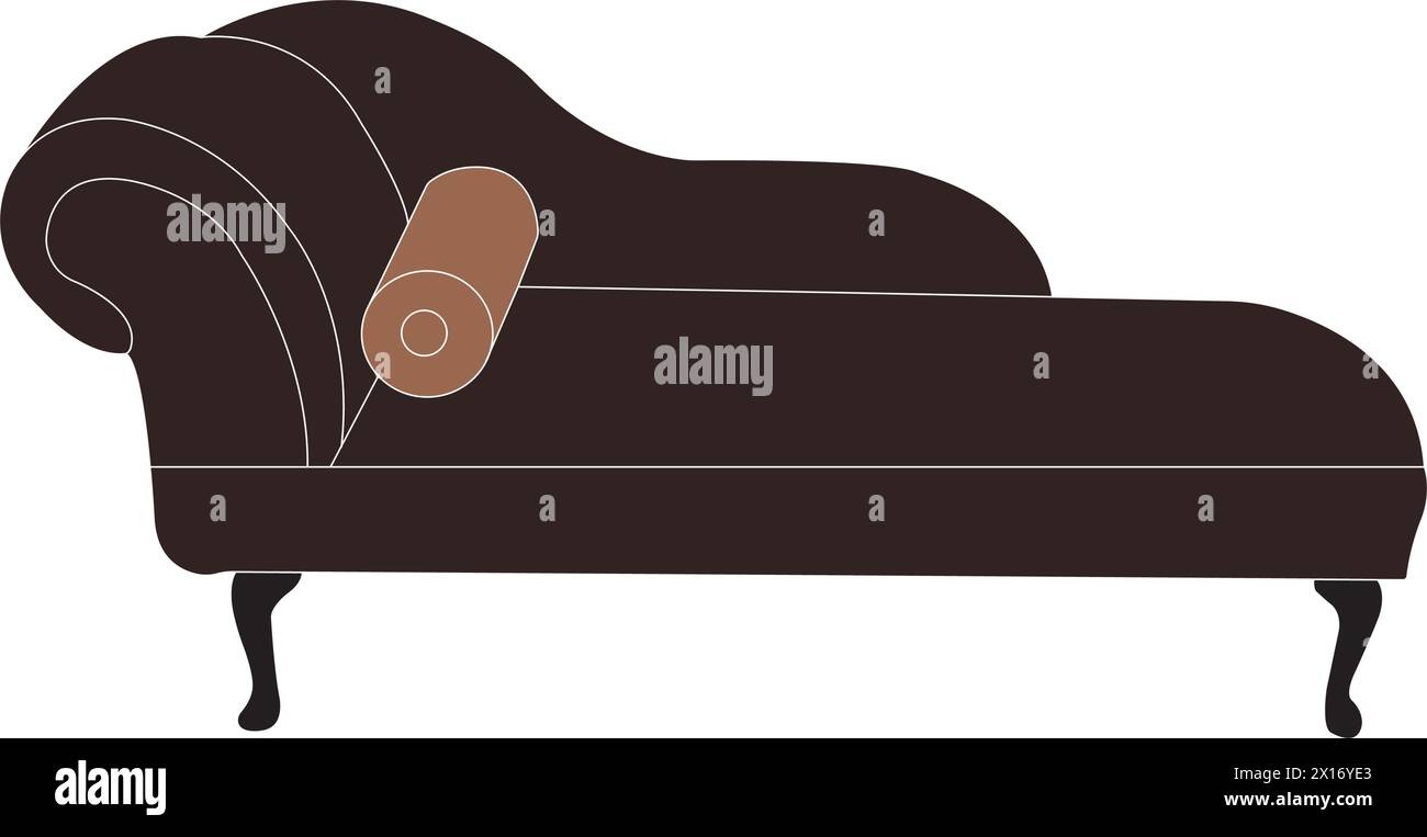 Icône de chaise de canapé illustration vectorielle conception simple Illustration de Vecteur