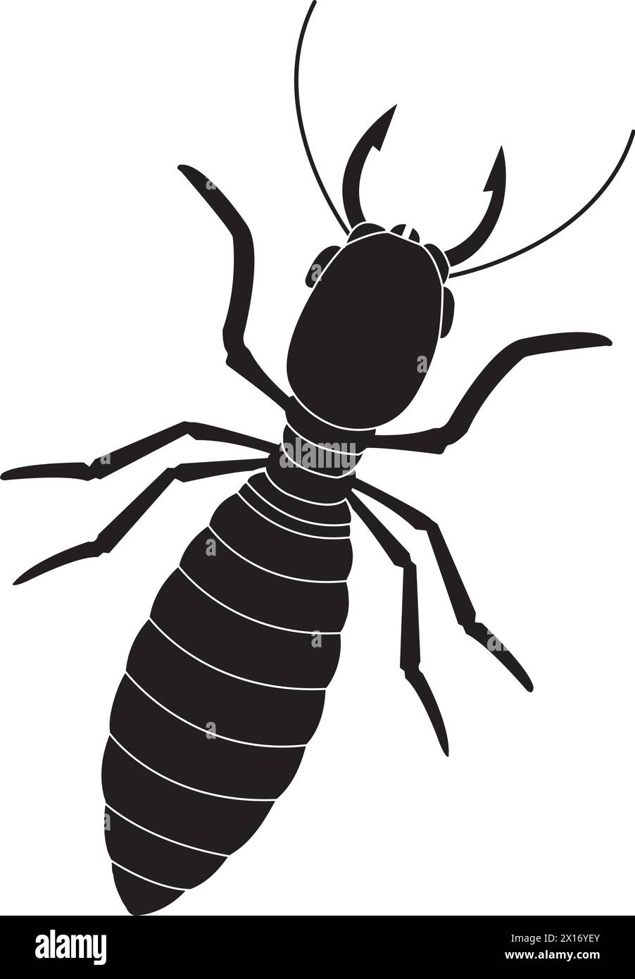 Illustration vectorielle d'icône de termite conception simple Illustration de Vecteur