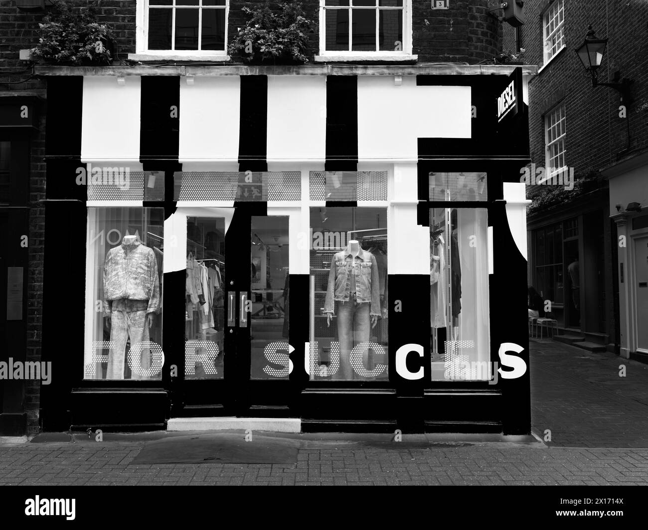Magasin diesel sur Carnaby Street, Soho, Londres, Angleterre. Banque D'Images