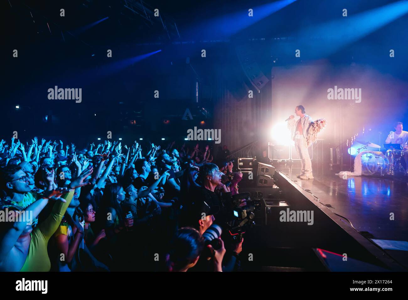 Milan, Italie. 11 avril 2024. Cosmo se produira en concert à Alcatraz à Milan, en Italie, le 11 avril 2024. (Photo de Alessandro Bremec/NurPhoto) crédit : NurPhoto SRL/Alamy Live News Banque D'Images