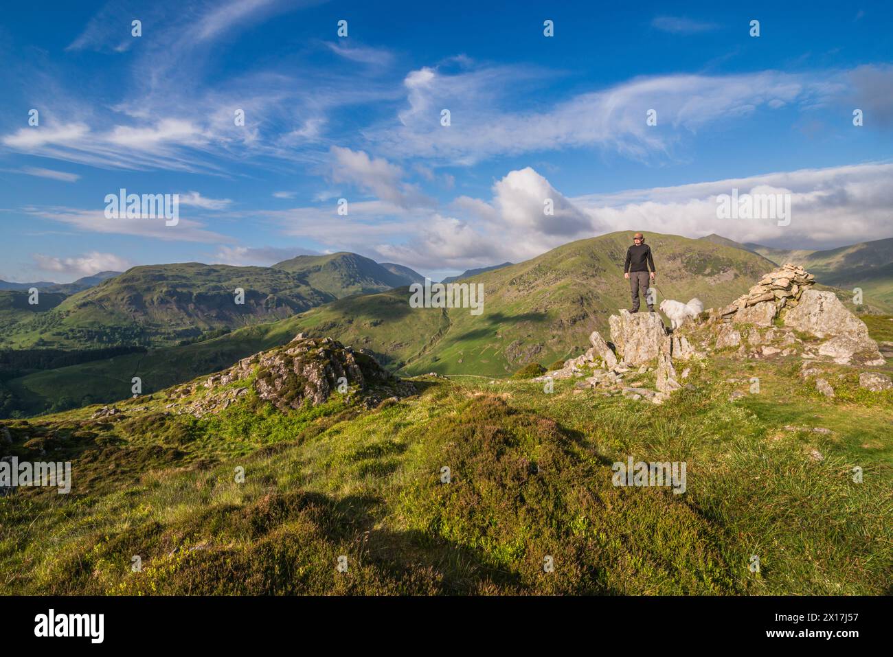 Glenridding Dodd, Ullswater, Lake District Banque D'Images