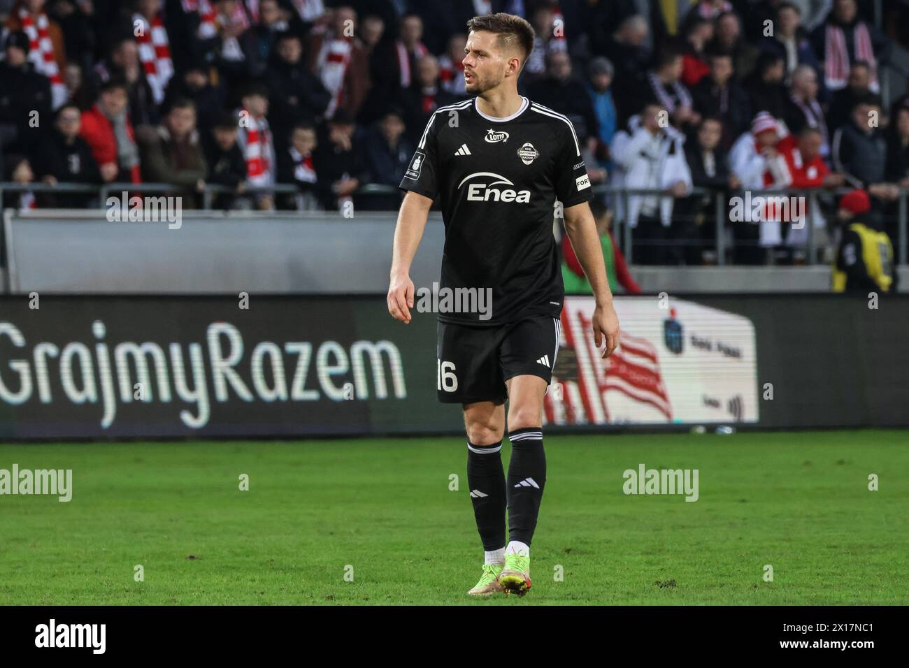02.10.2024 Cracovie (Cracovie) Pologne, Football, PKO BP Ekstraklasa, 2023/2024, Cracovie - Radomiak Radom op : Mateusz Cichocki Banque D'Images