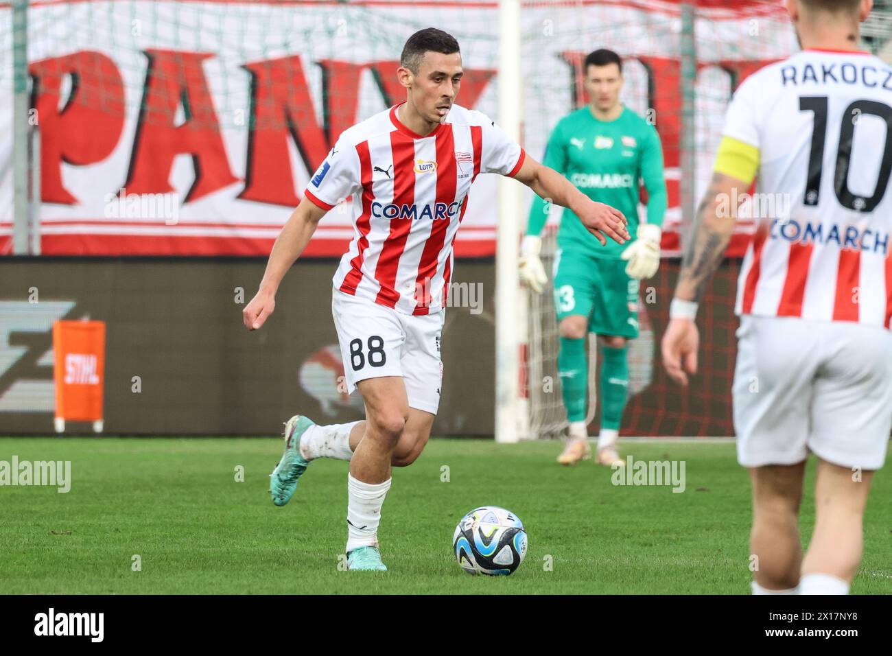 02.10.2024 Cracovie (Cracovie) Pologne, Football, PKO BP Ekstraklasa, 2023/2024, Cracovie - Radomiak Radom op : Patryk Sokolowski Banque D'Images