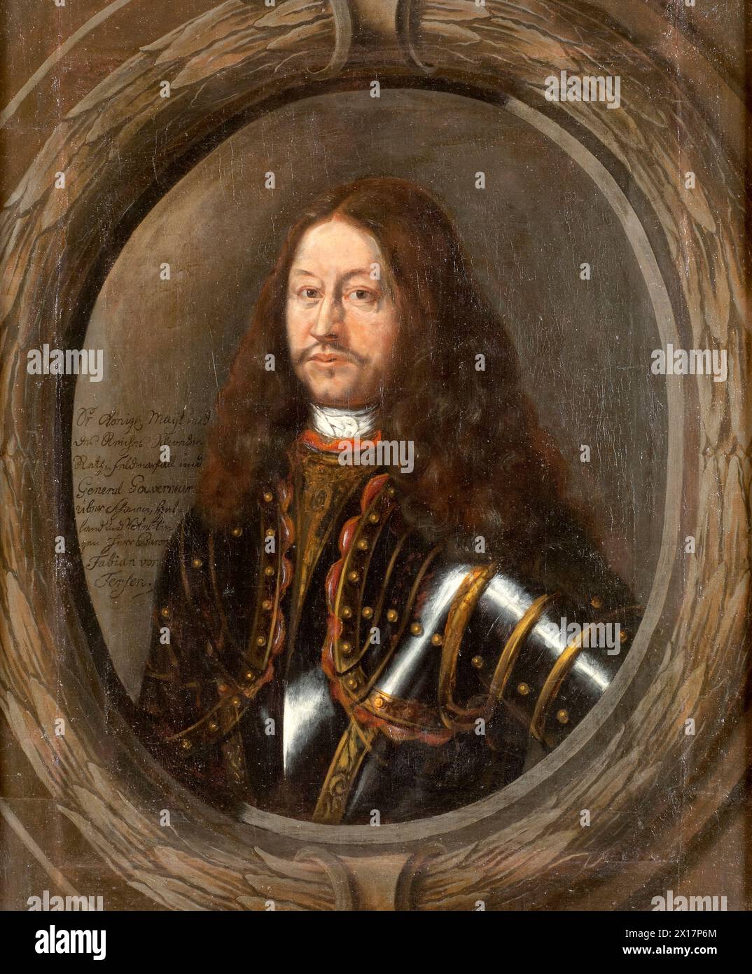 Reinhold von Fersen, 1594-1649, lieutenant-colonel, marié à Dorotea von Wrangel Banque D'Images