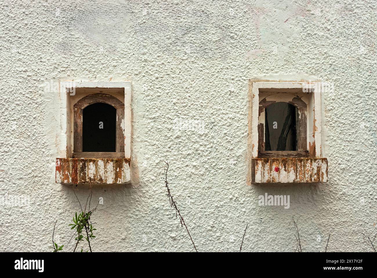 : Boîtes de spectacles abandonnées. Banque D'Images