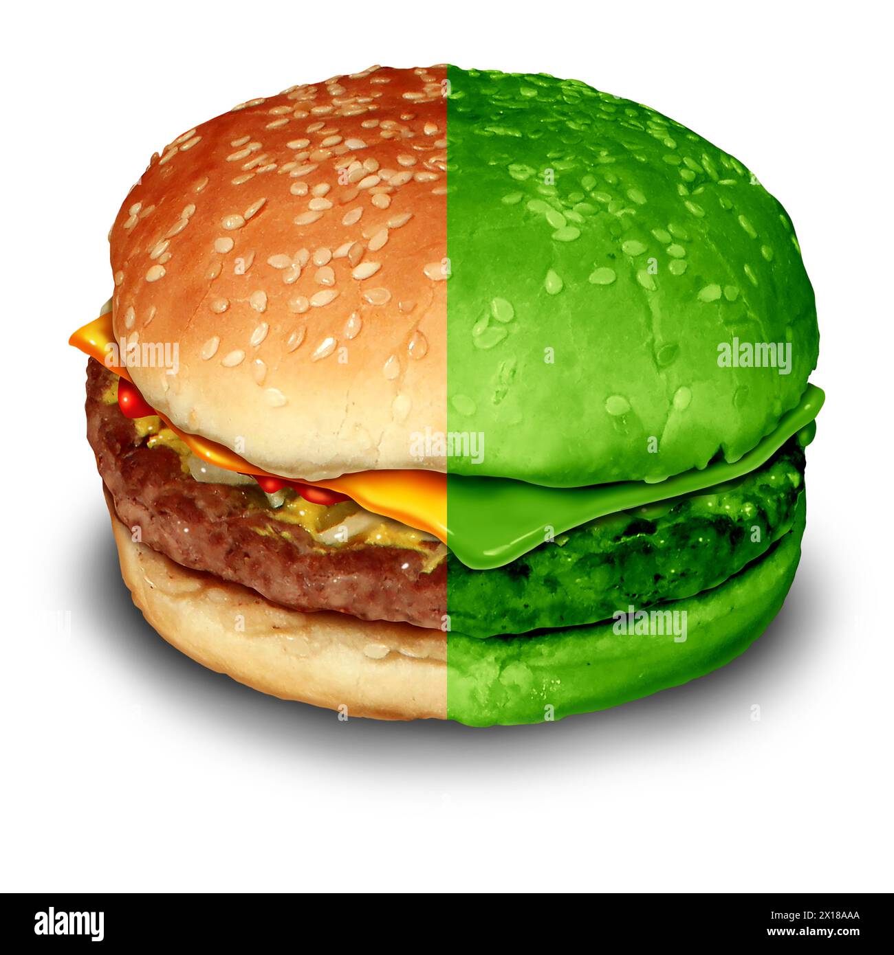 Substituts de viande à base de plantes et options de viande comme un régime pour le choix de mode de vie végétarien végétalien et les régimes de santé cardiovasculaire consomment comme aliment PBMA Banque D'Images