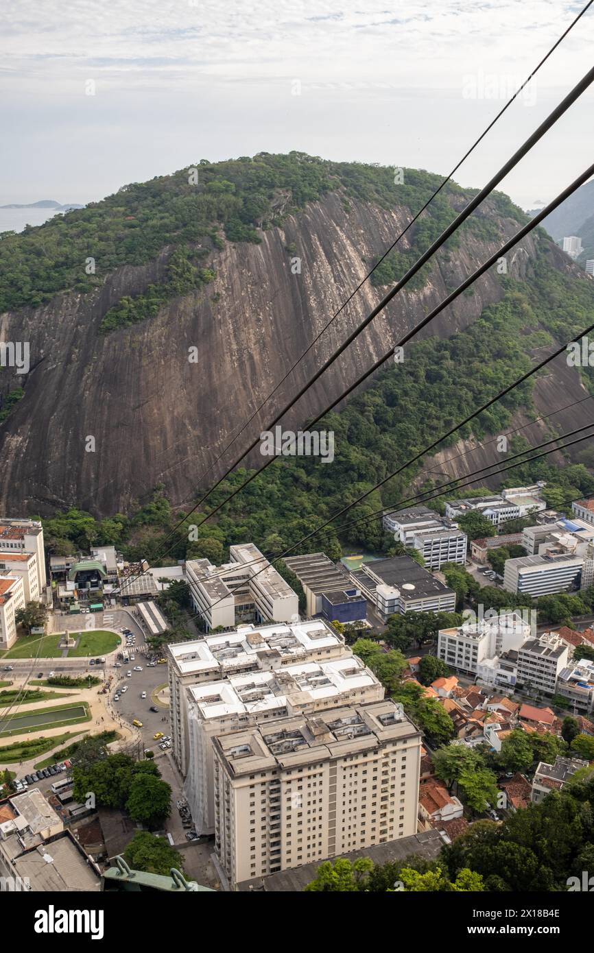 Parque Bondinho Pao de Acucar, Rio de Janeiro, Brésil Banque D'Images