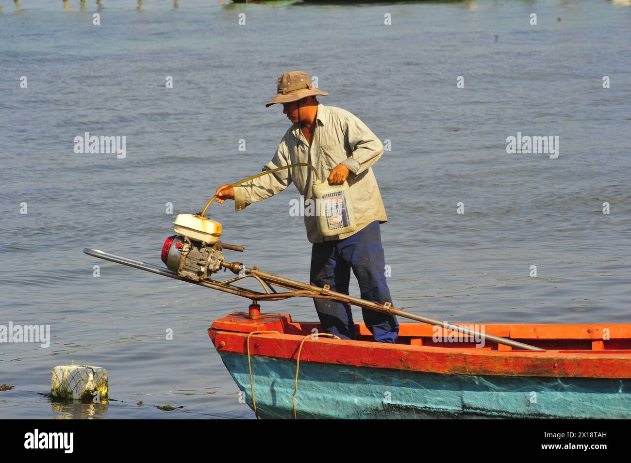 le bateau de pêche est indispensable pour les bateaux de pêche pour la pêche Banque D'Images