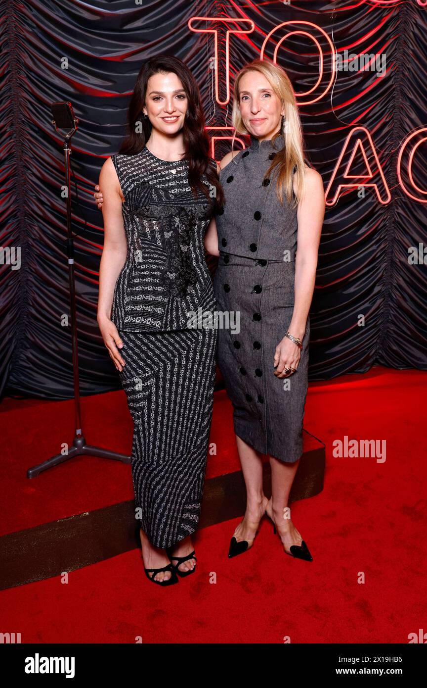 Marisa Abela und Sam Taylor-Johnson beim exclusivité projection des Kinofilms Back to Black in der Astor Filmlounge. Berlin, 04.04.2024 *** Marisa Abela et Sam Taylor Johnson lors de la projection exclusive du film Back to Black dans l'Astor Filmlounge Berlin, 04 04 2024 Foto:xs.xGabschx/xFuturexImagex black 4434 Banque D'Images