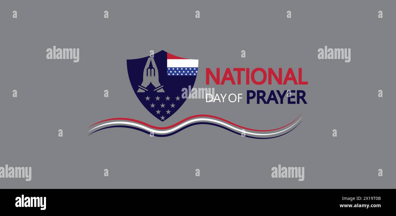 Journée nationale de prière Illustration de Vecteur