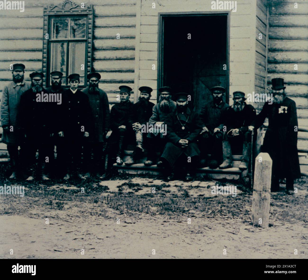 Paysans russes, Russie des années 1910 Banque D'Images