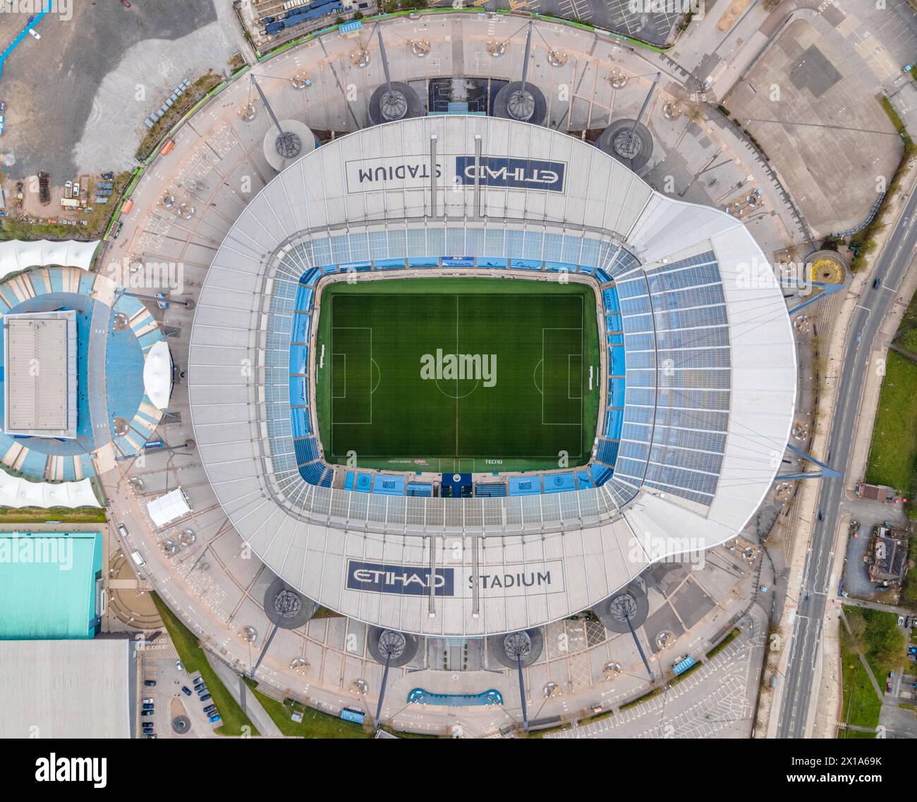 Stade Etihad. Manchester City Football Club. Banque D'Images