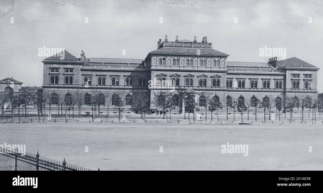 Vienne 1, musée autrichien des arts appliqués, façade à travers le ring vu, 1900 - 19000101 PD56553 - Rechteinfo : droits gérés (RM) Banque D'Images