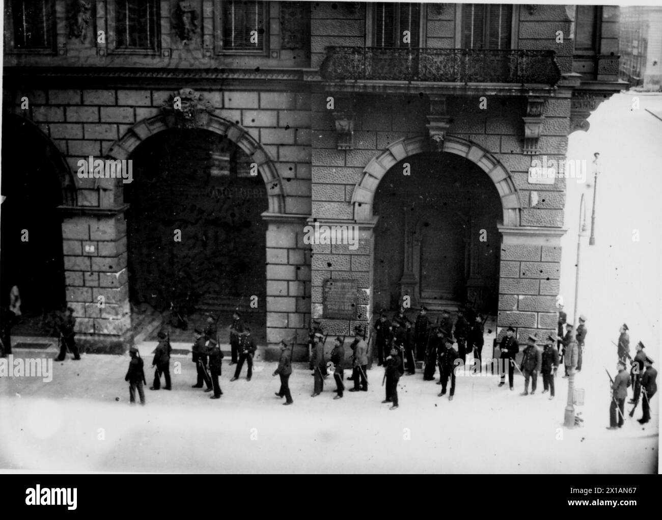 Révolte de juillet, police en présence, 15.07.1927 - 19270715 PD0057 - Rechteinfo : droits gérés (RM) Banque D'Images