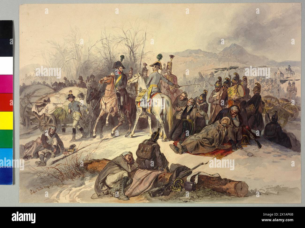 Bataille de Stockach 1799, deuxième guerre de coalition. 25.3,1799