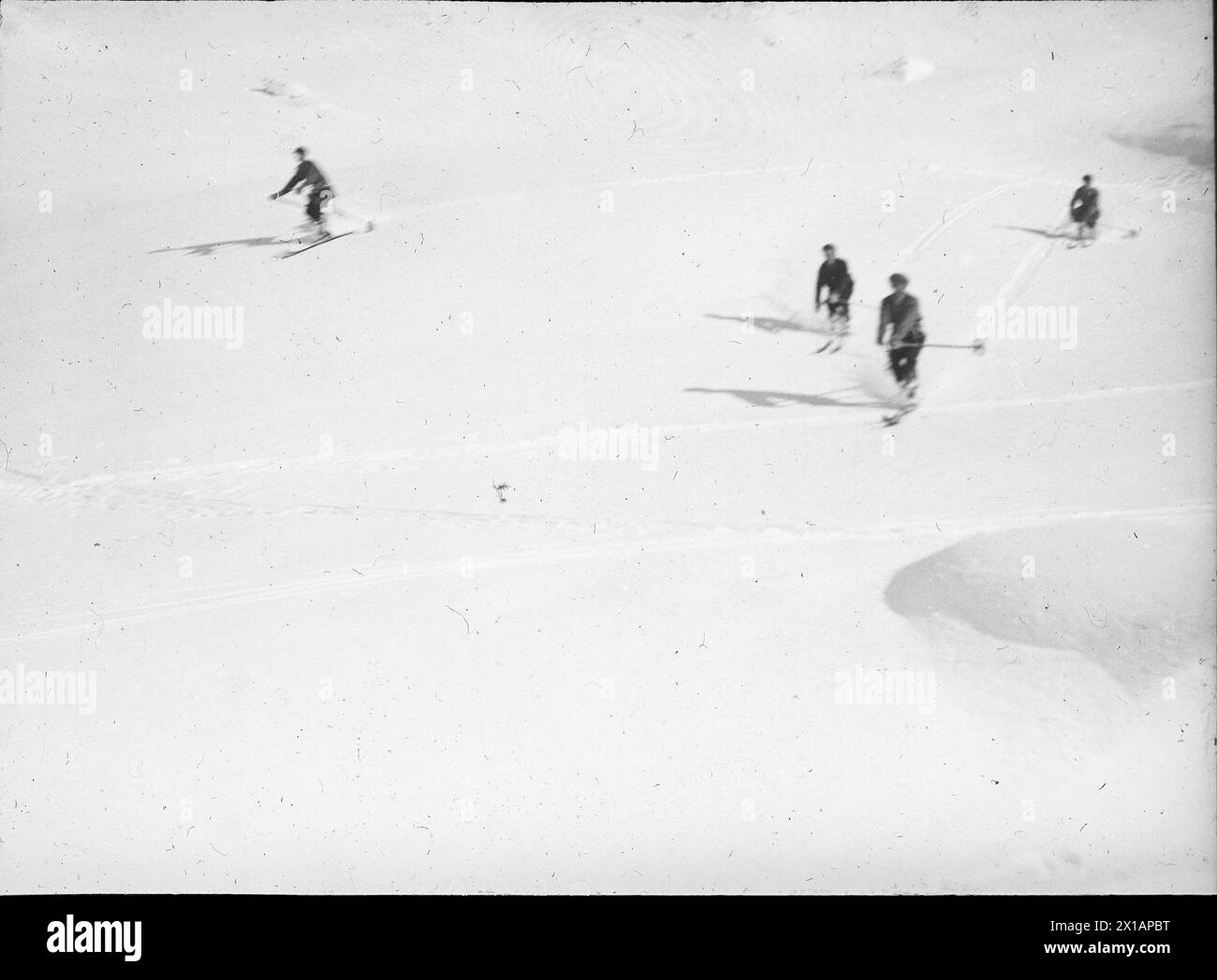 Skieur, skieur dans la région de Nassfeld. photographie. Photographie circa 1930., 1930 - 19300101 PD8175 - Rechteinfo : droits gérés (RM) Banque D'Images