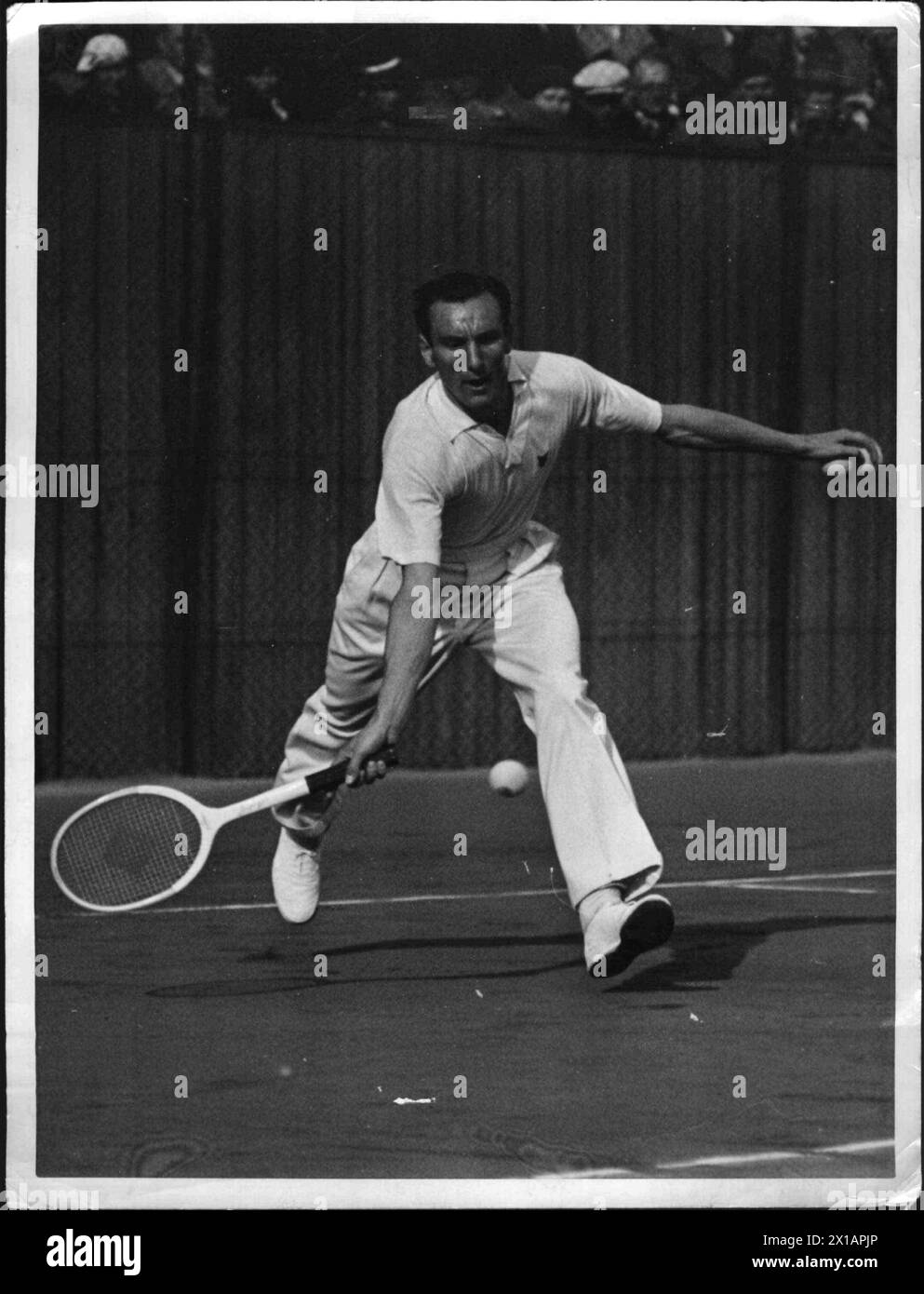 Fred Perry, joueur de tennis britannique., 1930 - 19300101 PD8679 - Rechteinfo : droits gérés (RM) Banque D'Images