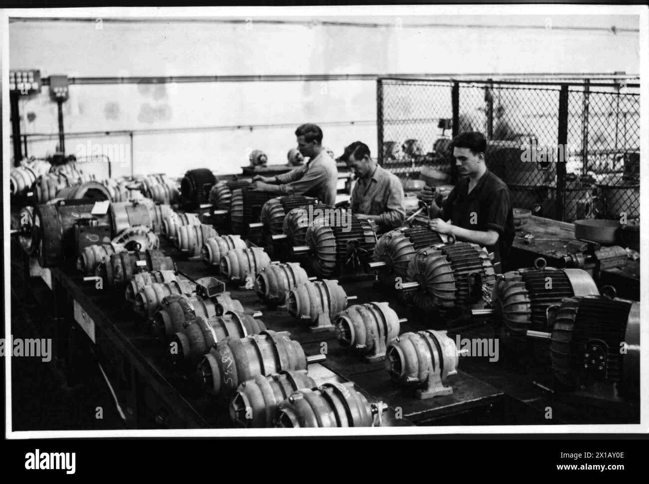 Siemens-Schuckert, vue contre la production, 1948 - 19480101 PD0912 - Rechteinfo : droits gérés (RM) Banque D'Images