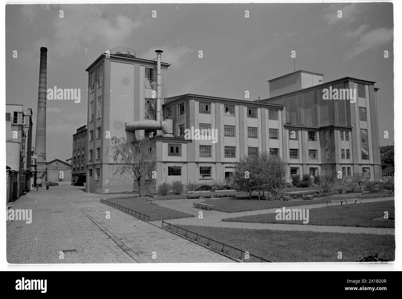 Unilever, usine de vue extérieure Simmering, 01.05.1958 - 19580501_PD0180 - Rechteinfo : droits gérés (RM) Banque D'Images