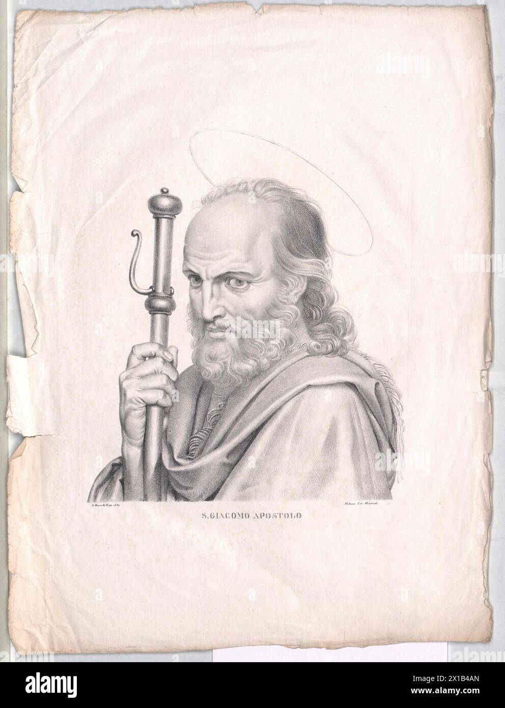 James l'ancien, Saint apôtre, - 19830422_PD103020 - Rechteinfo : droits gérés (RM) Banque D'Images