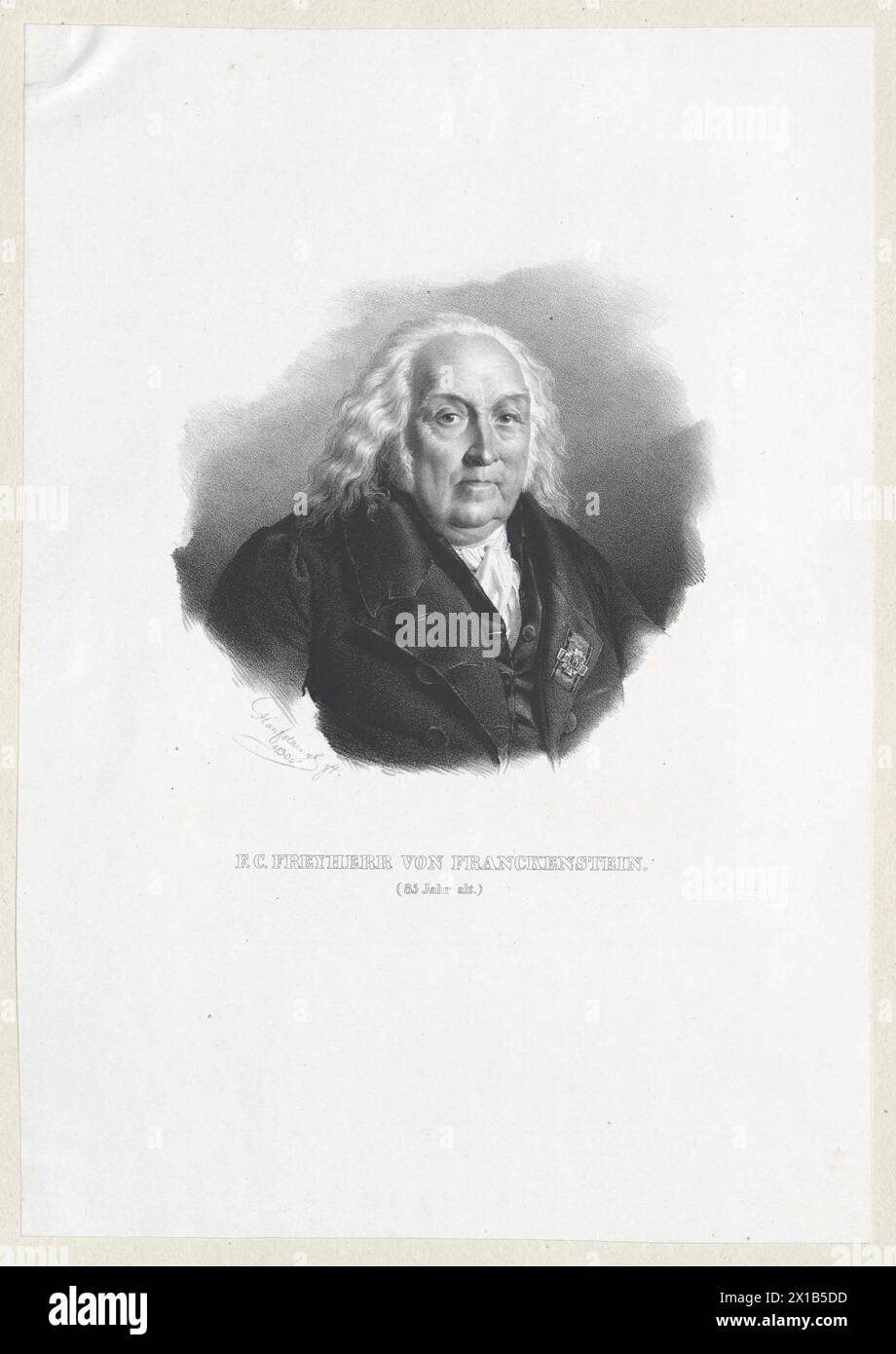 Franckenstein, Johann Karl Friedrich Baron von, - 19830422 PD114477 - Rechteinfo : droits gérés (RM) Banque D'Images