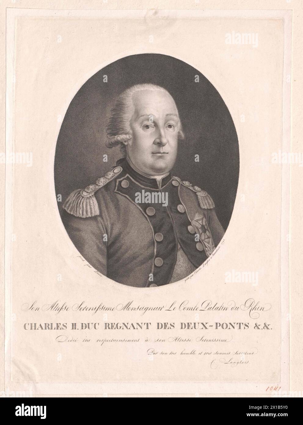 Charles II, Duc de Palatinat-Zweibruecken - 19830422 PD120084 - Rechteinfo : droits gérés (RM) Banque D'Images