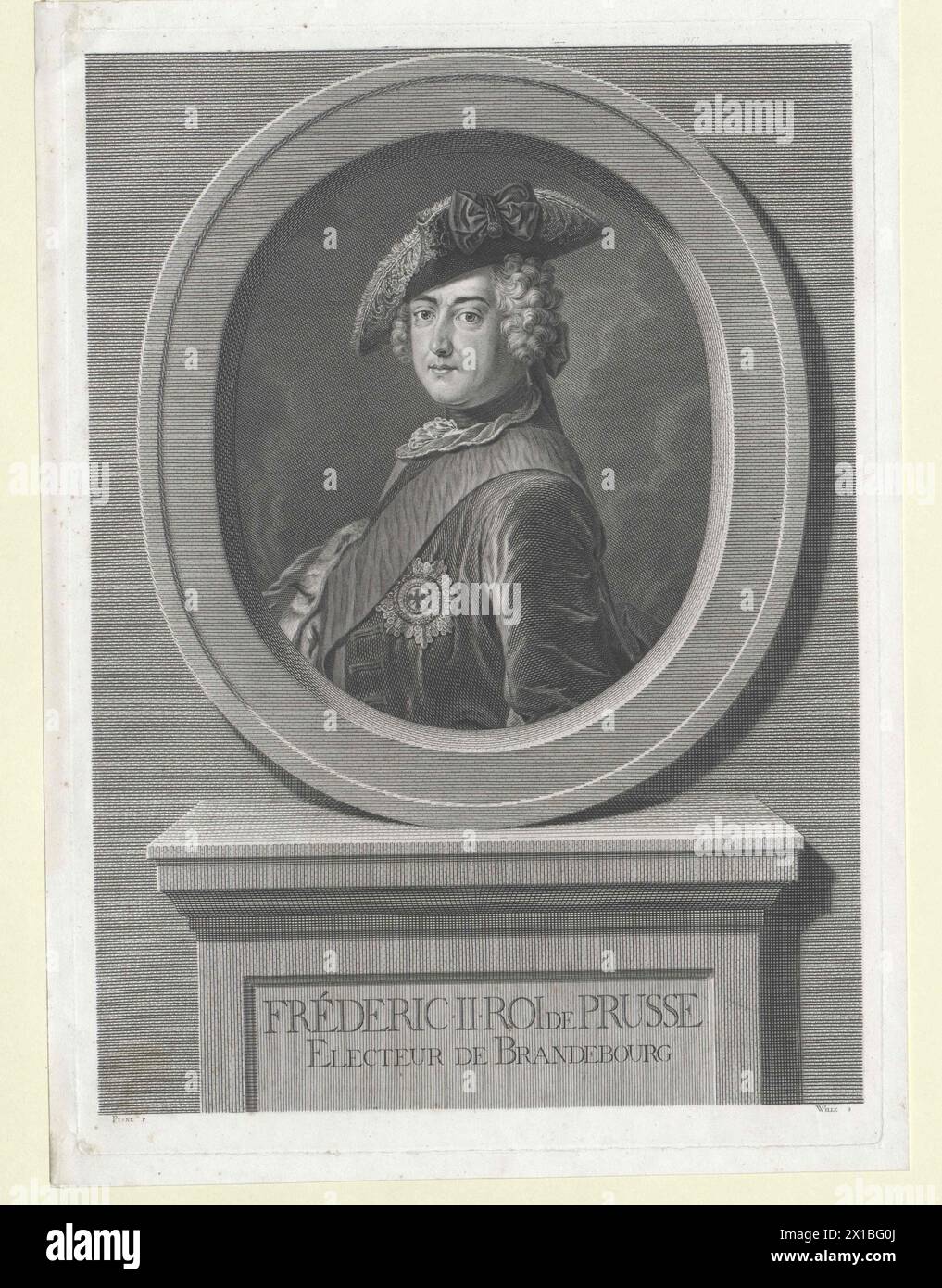 Frédéric II, Roi de Prusse, - 19830422 PD53802 - Rechteinfo : droits gérés (RM) Banque D'Images