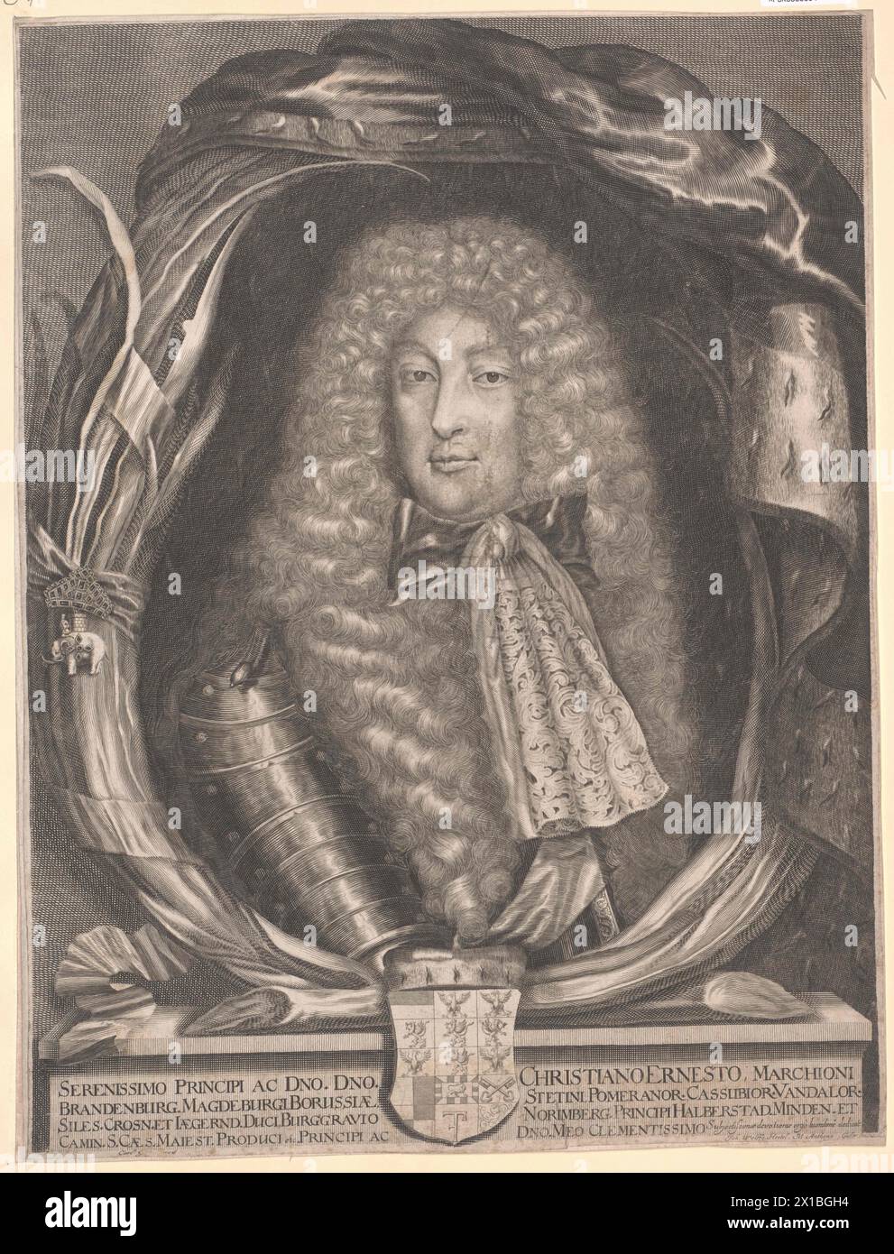 Christian Ernst, Margrave de Brandebourg-Bayreuth, - 19830422 PD6063 - Rechteinfo : droits gérés (RM) Banque D'Images