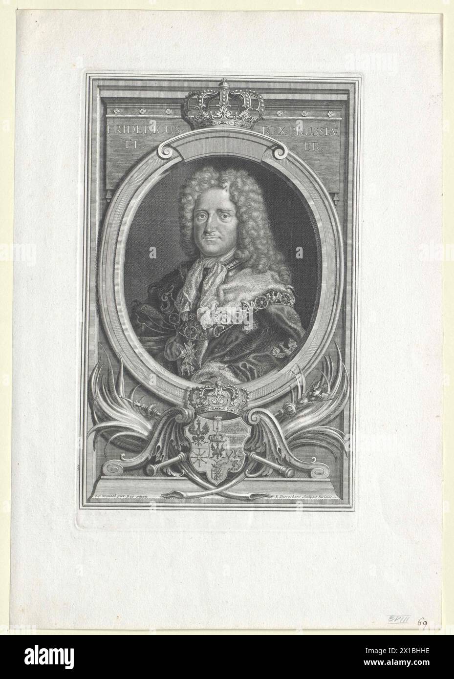 Frédéric Ier, Roi de Prusse, - 19830422 PD67670 - Rechteinfo : droits gérés (RM) Banque D'Images