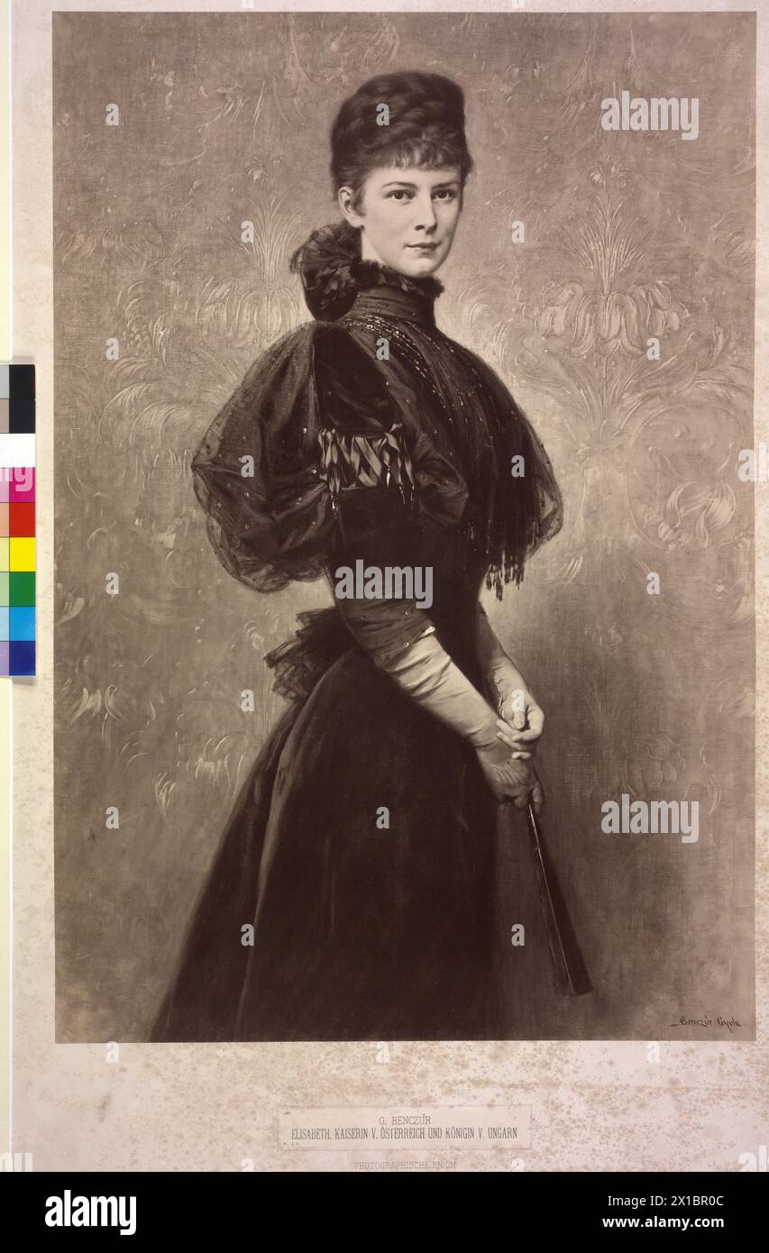 Elisabeth, impératrice d'Autriche et reine de Hongrie, peinture de Gyula Benczúr, représentée en photographie, - 19300101 PD23330 - Rechteinfo : droits gérés (RM) Banque D'Images