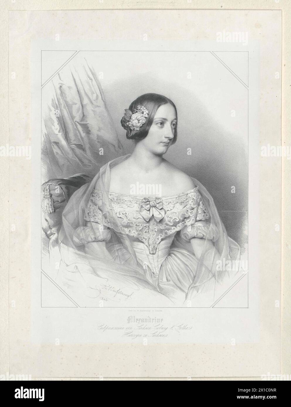 Alexandrine, Princesse de Bade, - 19830422 PD140392 - Rechteinfo : droits gérés (RM) Banque D'Images