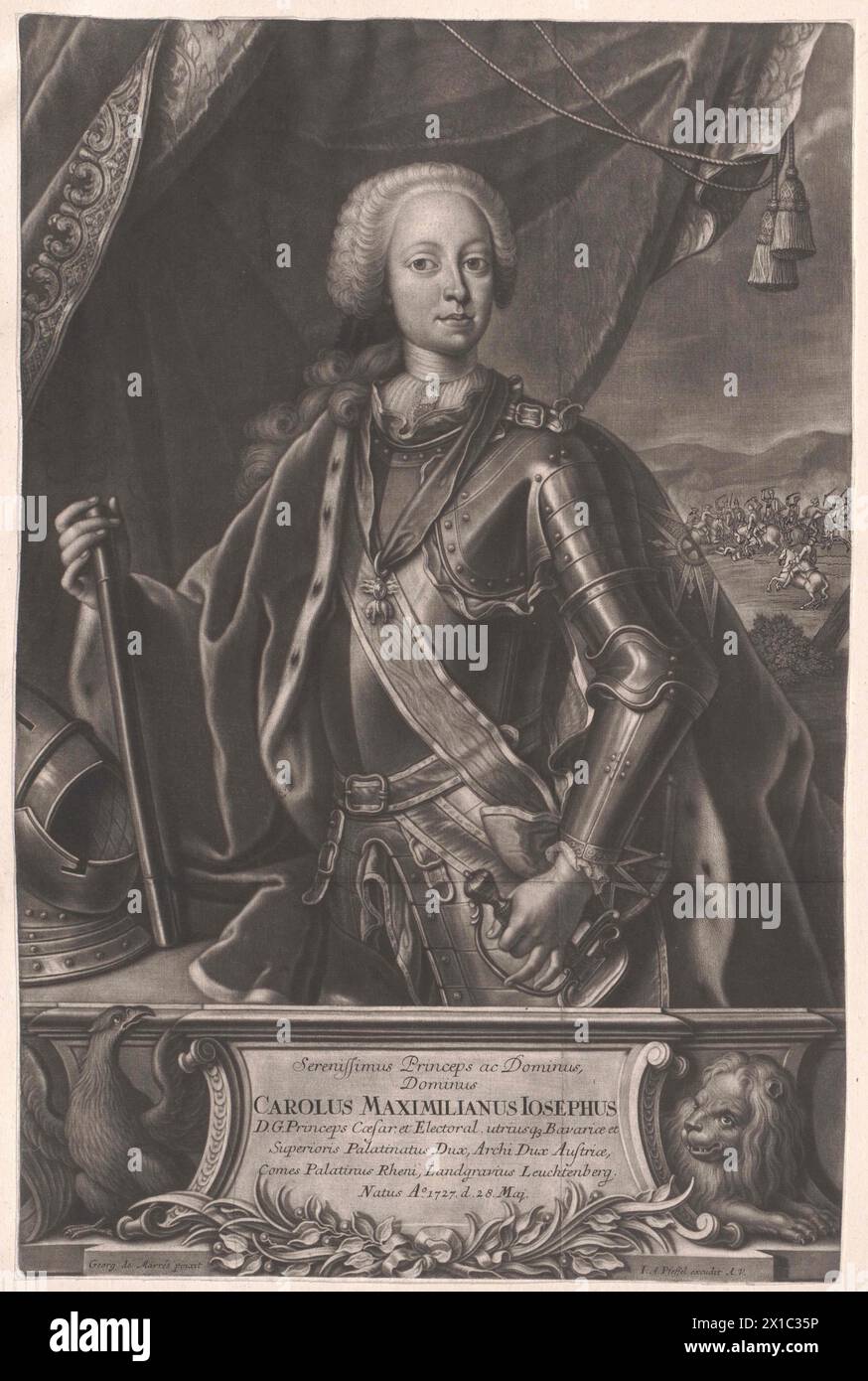 Maximilien III Joseph, électeur de Bavière, - 19830422 PD2294 - Rechteinfo : droits gérés (RM) Banque D'Images