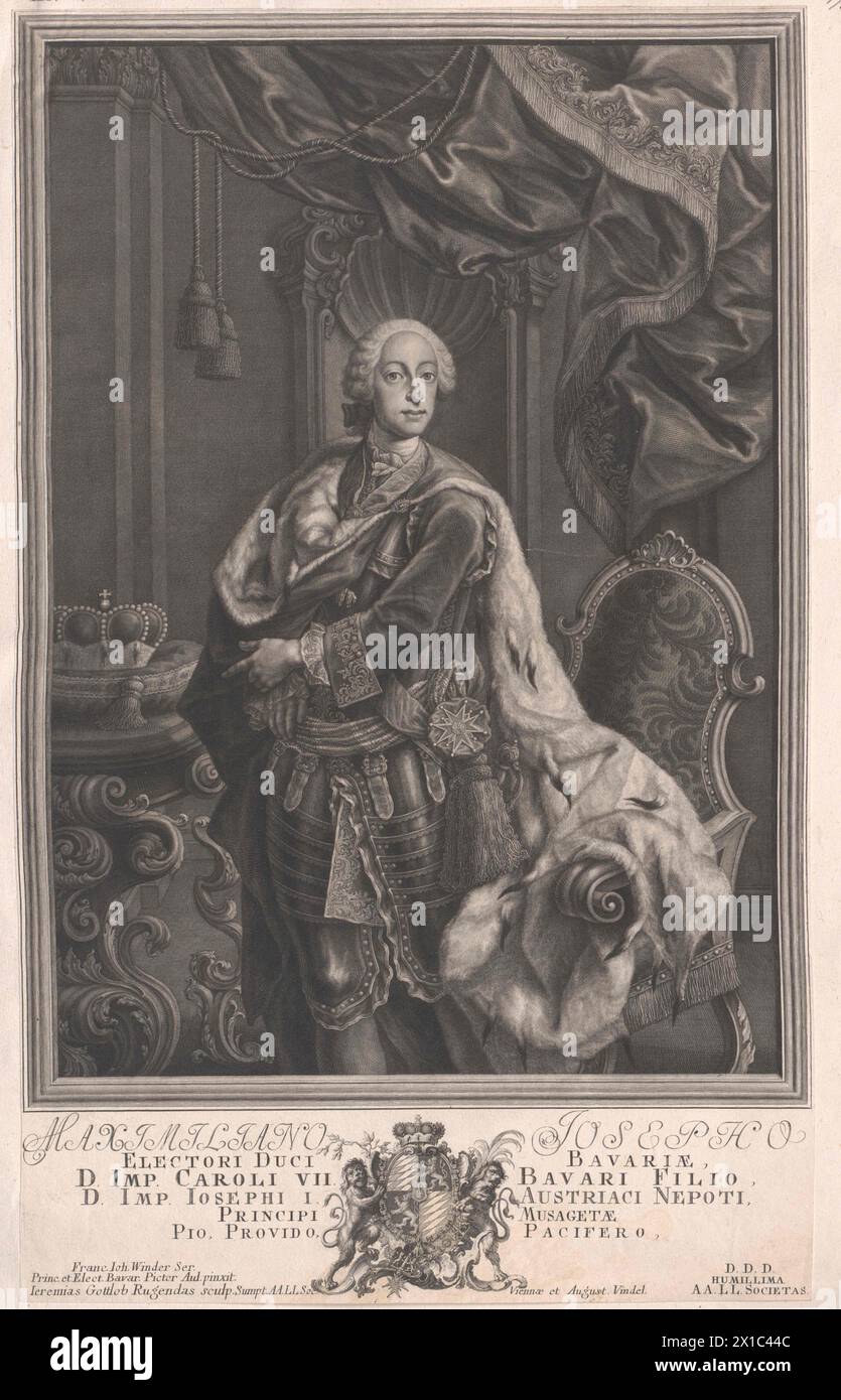 Maximilien III Joseph, électeur de Bavière, - 19830422 PD3115 - Rechteinfo : droits gérés (RM) Banque D'Images