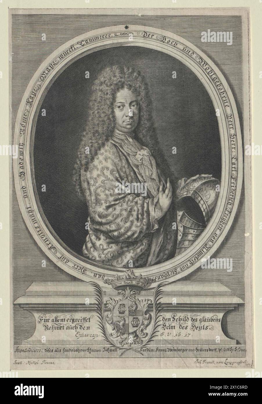 Nimptsch, Karl Frederick Baron, vécu vers 1723, - 19830422 PD51467 - Rechteinfo : droits gérés (RM) Banque D'Images